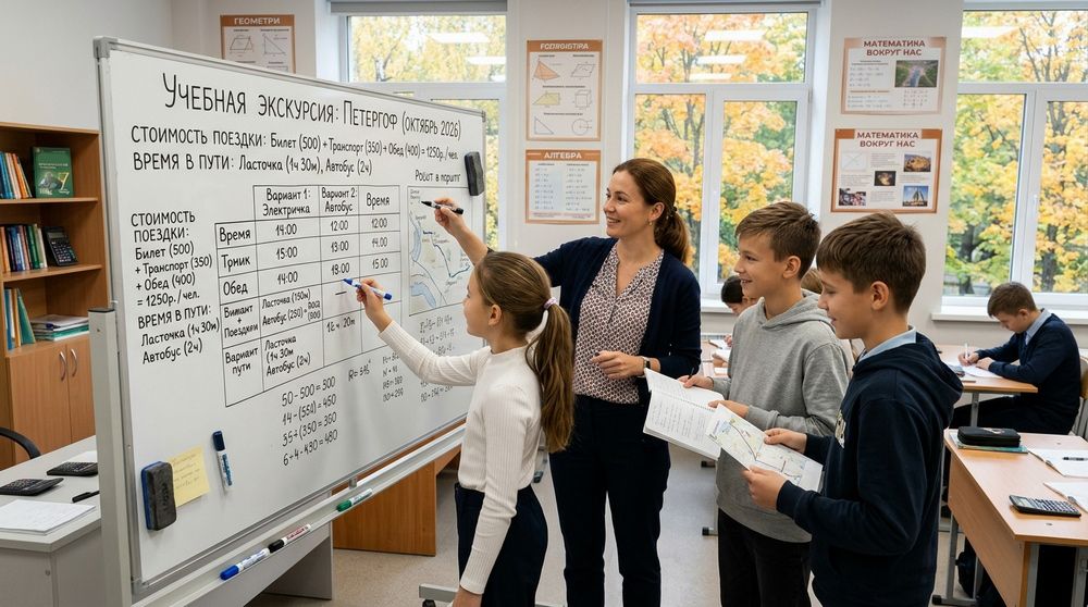 Готовый пример комплексного задания для развития функциональной грамотности: планируем школьную экскурсию