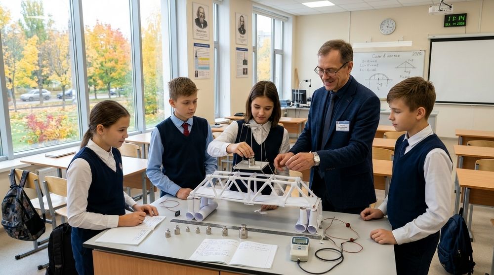 Готовый STEM-урок: бумажный мост для 4–6-х классов