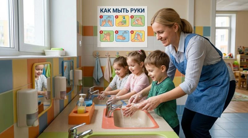 Режим дня в детском саду: режимные моменты и задачи воспитателя